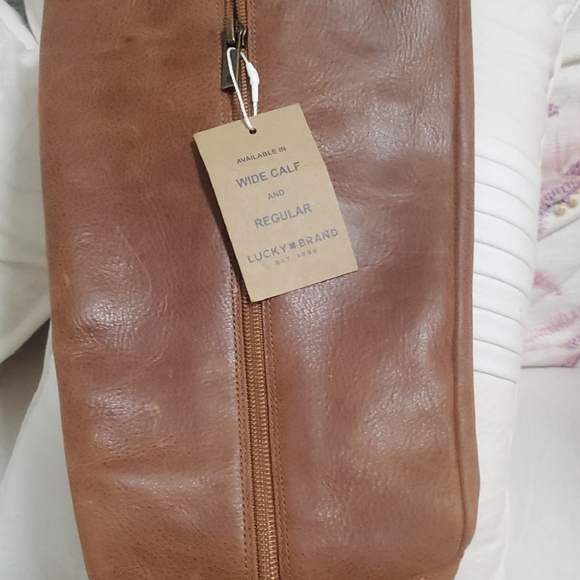 Brown Leather Knee-High Boots - Picture 7 of 8